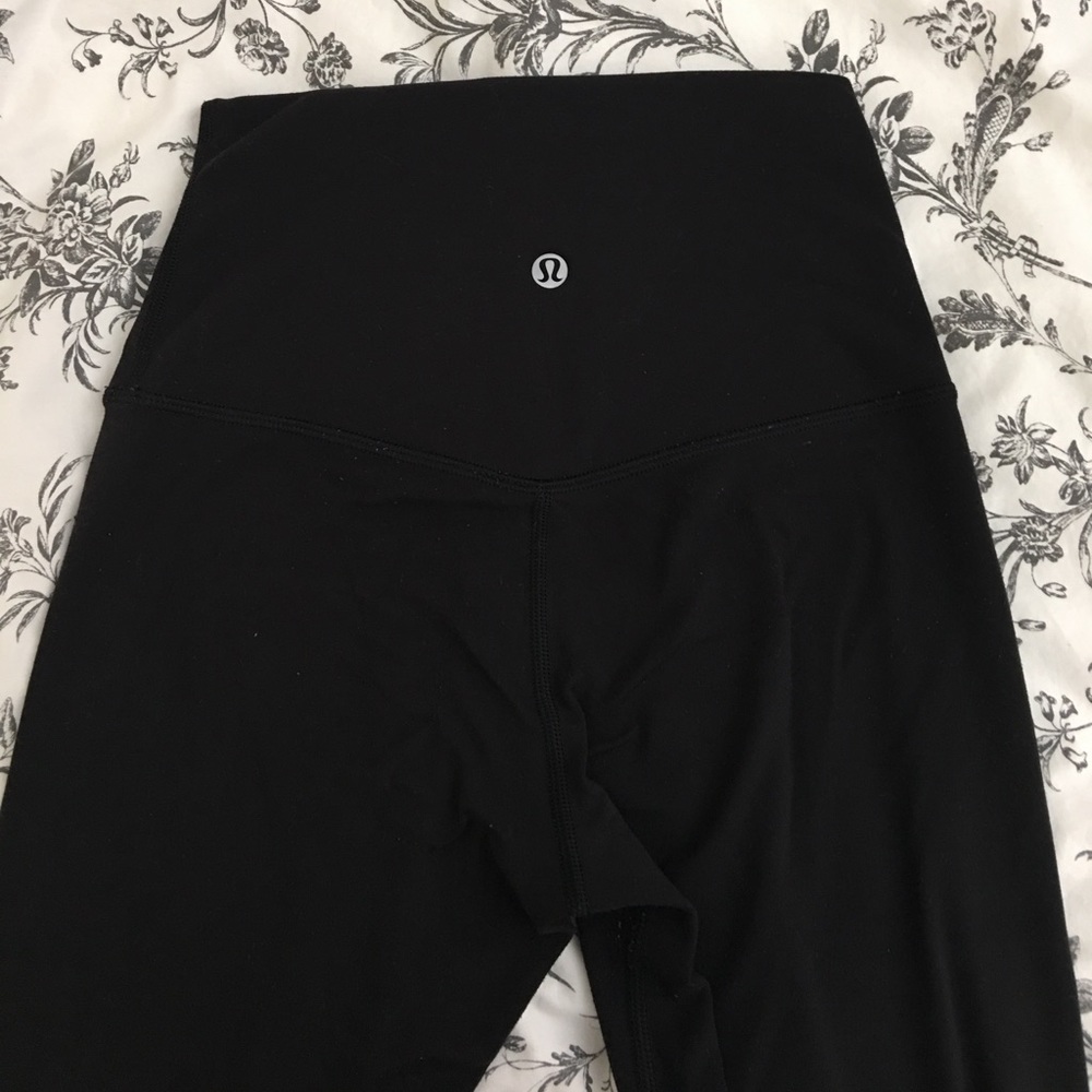 Black Align Crop Leggings (19”)